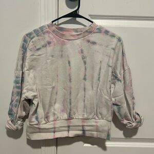 Old Navy Size Small Tie-Dye Cropped Sweatshirt